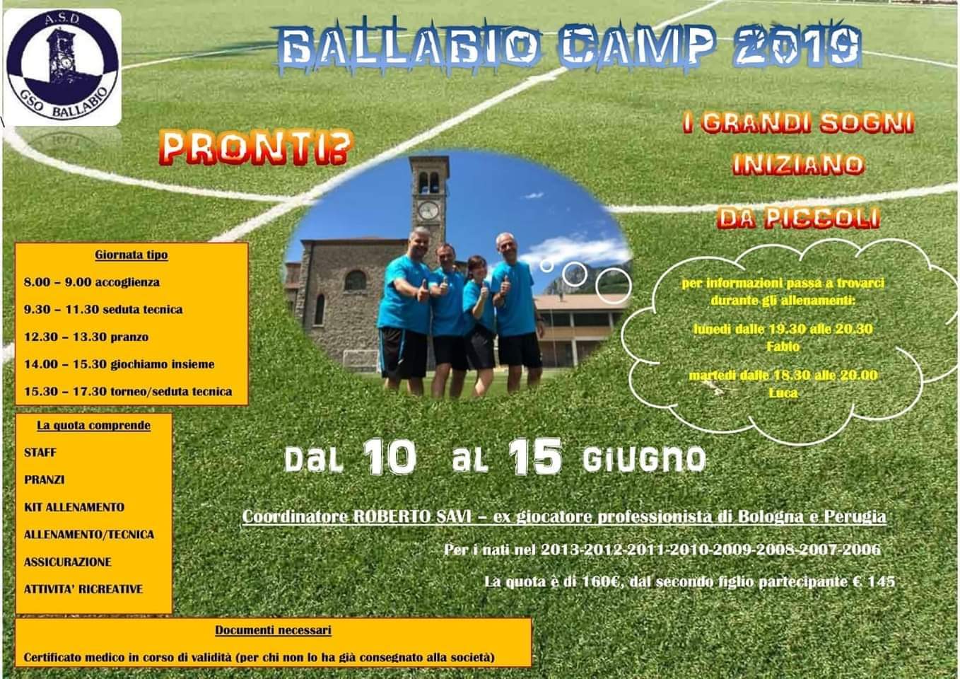 Volantino Camp 2019